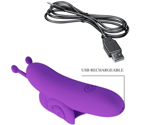 PRETTY LOVE - SNAIL POWERFUL PURPLE FINGER STIMULATOR