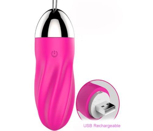 ARMONY - SWEETY SPIRAL VIBRATING EGG REMOTE CONTROL PINK