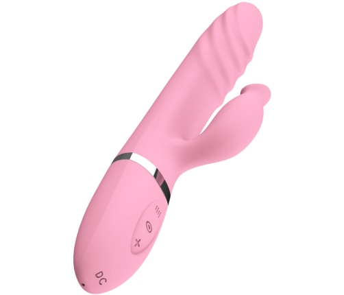 ARMONY - VIBRATOR & THRUSTING WITH PINK HEAT EFFECT TONGUE
