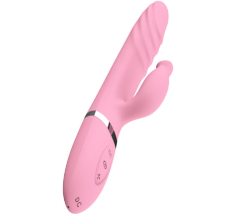 ARMONY - VIBRATOR & THRUSTING WITH PINK HEAT EFFECT TONGUE