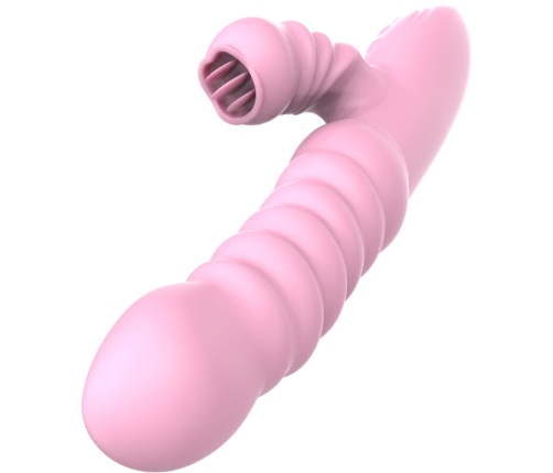 ARMONY - VIBRATOR MULTIFUNCTION WITH STIMULATING TONGUE HEAT EFFECT PINK