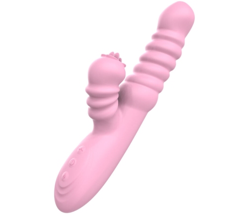 ARMONY - VIBRATOR MULTIFUNCTION WITH STIMULATING TONGUE HEAT EFFECT PINK