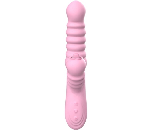 ARMONY - VIBRATOR MULTIFUNCTION WITH STIMULATING TONGUE HEAT EFFECT PINK