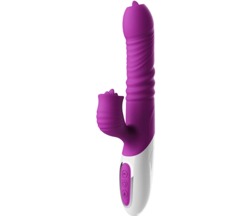 ARMONY - DOUBLE TONGUE VIBRATOR & THRUSTING VIOLET HEAT EFFECT