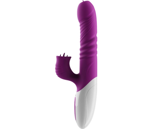 ARMONY - DOUBLE TONGUE VIBRATOR & THRUSTING VIOLET HEAT EFFECT