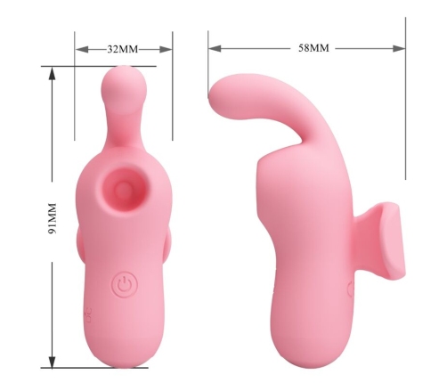 PRETTY LOVE - MINI FUN TOYS BY MAGIC FAIRY VIBRATOR & SUCKER