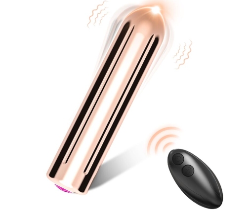 ARMONY - WARHEAD VIBRATOR BULLET REMOTE CONTROL GOLDEN 2 CM X 8.8 CM