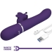 PRETTY LOVE - MULTIFUNCTION RABBIT VIBRATOR 4 IN 1 BUTTERFLY PURPLE