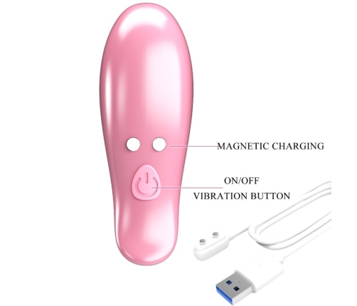 PRETTY LOVE - LEAF PINZAS VIBRATORIAS PARA PEZONES ROSA