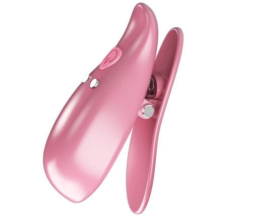 PRETTY LOVE - LEAF PINZAS VIBRATORIAS PARA PEZONES ROSA