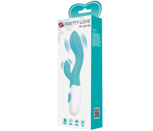 PRETTY LOVE - BRIGHTY G-SPOT VIBRATOR AQUA GREEN