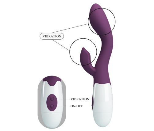 PRETTY LOVE - BRIGHTY VIBRADOR PUNTO G MORADO