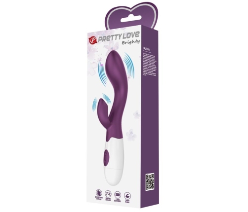 PRETTY LOVE - BRIGHTY VIBRADOR PUNTO G MORADO