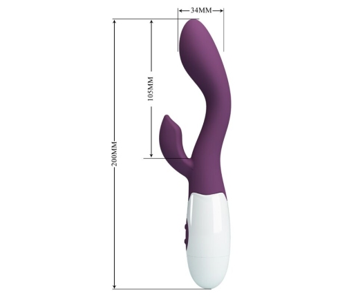 PRETTY LOVE - BRIGHTY VIBRADOR PUNTO G MORADO