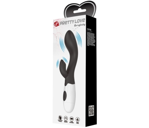 PRETTY LOVE - BRIGHTY VIBRADOR PUNTO G NEGRO