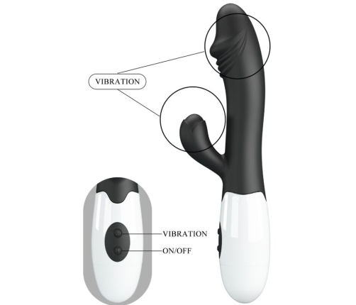 PRETTY LOVE - SNAPPY VIBRADOR PUNTO G NEGRO