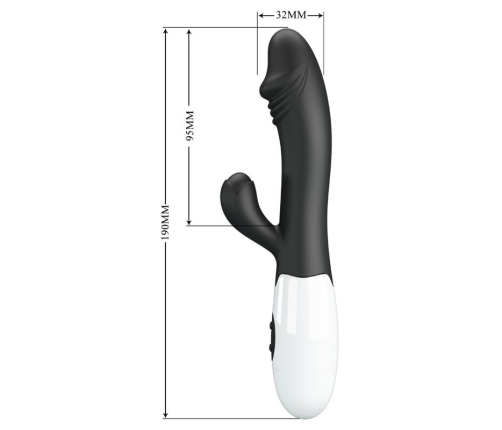 PRETTY LOVE - SNAPPY VIBRADOR PUNTO G NEGRO