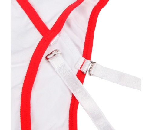 SUBBLIME - SEXY NURSE COSTUME WITH TEDDY S/M