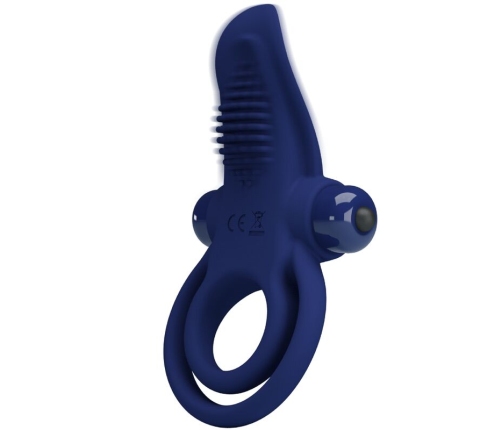 PRETTY LOVE - BRONSON DOUBLE RING WITH VIBRATION BLUE