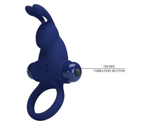 PRETTY LOVE - JIRO ANILLO RABBIT CON VIBRACIÓN AZUL