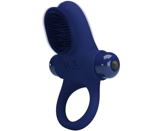 PRETTY LOVE - PALLE RING WITH VIBRATION BLUE