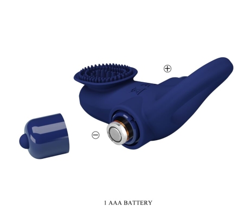 PRETTY LOVE - PALLE RING WITH VIBRATION BLUE