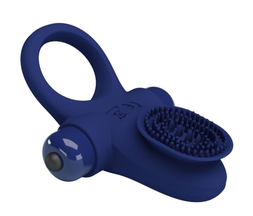 PRETTY LOVE - PALLE RING WITH VIBRATION BLUE