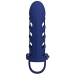 PRETTY LOVE - ALTAF VIBRATOR RING WITH SILICONE SHEATH BLUE