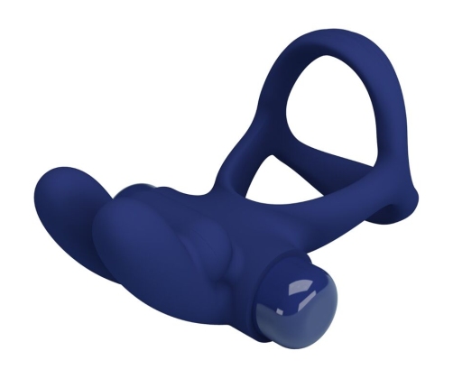 PRETTY LOVE - FRANCISCO DOUBLE VIBRATING RING RABBIT BLUE