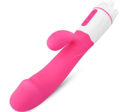 ARMONY - HAPPY VIBRATOR & RECHARGEABLE FUCHSIA STIMULATOR