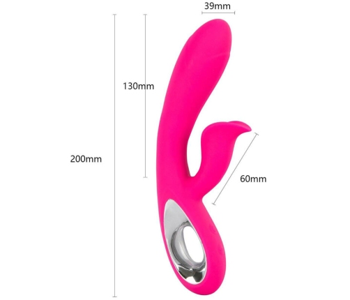 ARMONY - DARO VIBRATOR & PULL RING STIMULATOR FUCHSIA