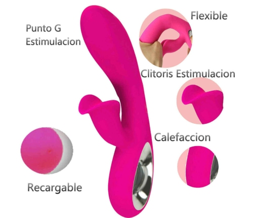 ARMONY - DARO VIBRATOR & PULL RING STIMULATOR FUCHSIA