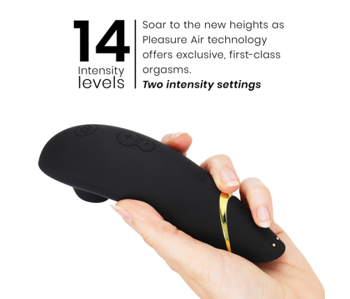 WOMANIZER - PREMIUM 2 ESTIMULADOR DE CLÍTORIS NEGRO