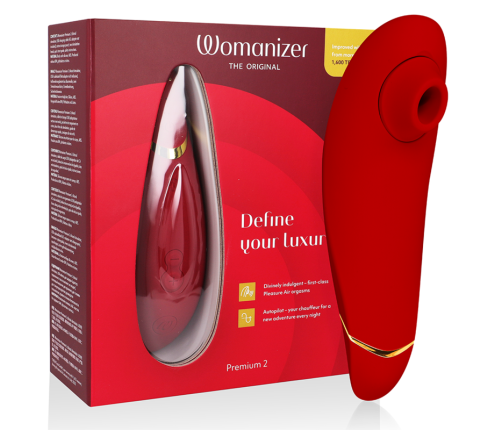 WOMANIZER - PREMIUM 2 CLITORAL STIMULATOR BORDEAUX