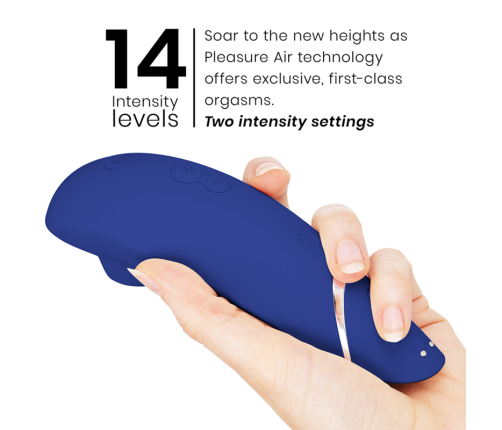 WOMANIZER - PREMIUM 2 CLITORAL STIMULATOR BLUEBERRY