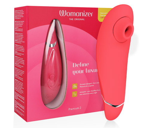 WOMANIZER - PREMIUM 2 CLITORAL STIMULATOR RASPBERRY