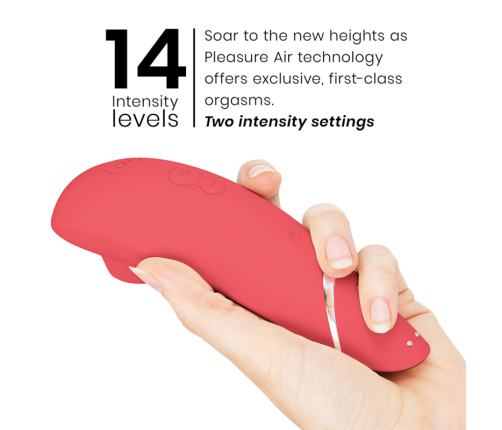 WOMANIZER - PREMIUM 2 CLITORAL STIMULATOR RASPBERRY