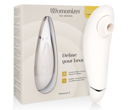 WOMANIZER - PREMIUM 2 CLITORAL STIMULATOR WARM GRAY