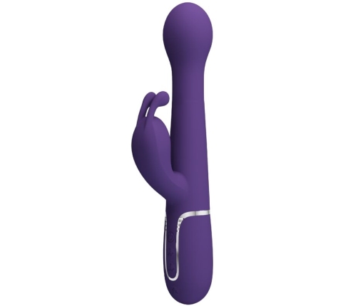 PRETTY LOVE - DEJON VIBRADOR RABBIT 3 EN 1 MULTIFUNCIÓN MORADO