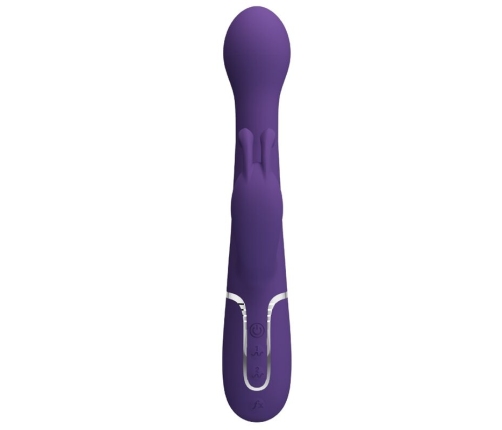 PRETTY LOVE - DEJON VIBRADOR RABBIT 3 EN 1 MULTIFUNCIÓN MORADO