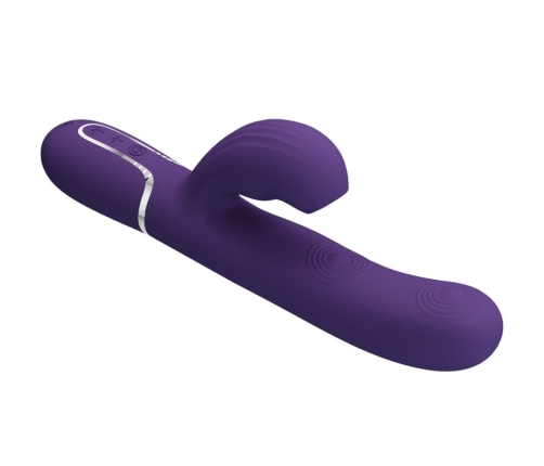PRETTY LOVE - PERLITA VIBRADOR PUNTO G 3 EN 1 MULTIFUNCIÓN MORADO