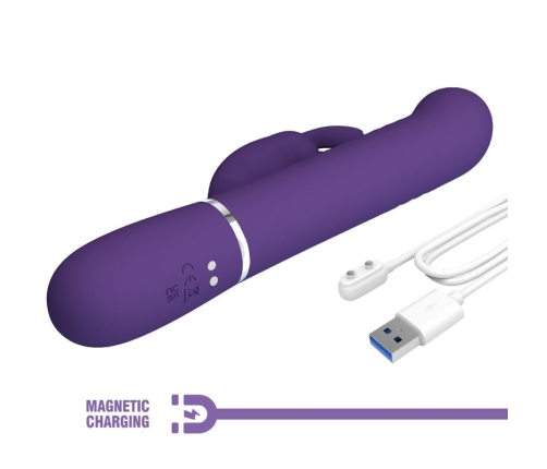 PRETTY LOVE - COALE RABBIT VIBRATOR 4 IN 1 PURPLE