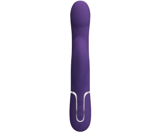 PRETTY LOVE - ZALIN VIBRADOR RABBIT PERLAS 4 EN 1 MORADO