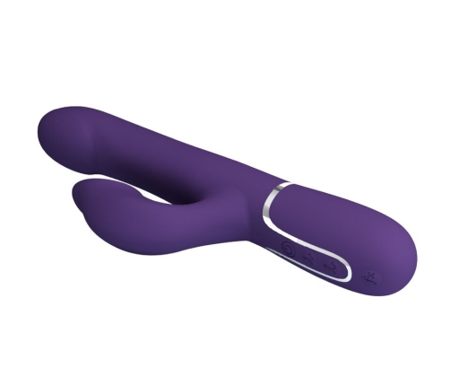 PRETTY LOVE - ZALIN VIBRADOR RABBIT PERLAS 4 EN 1 MORADO