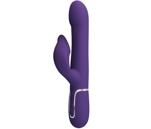 PRETTY LOVE - ZALIN VIBRADOR RABBIT PERLAS 4 EN 1 MORADO