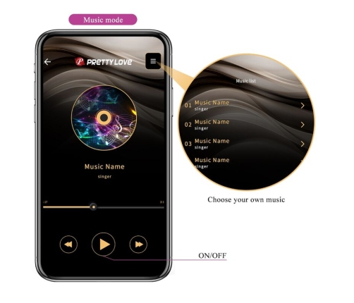 PRETTY LOVE - HECTOR VIBRADOR ELECTROSHOCK APP GRATUITA VIOLETA