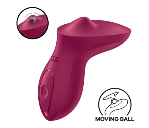SATISFYER - EXCITERRR LAY-ON CLITORIS BERRY VIBRATOR