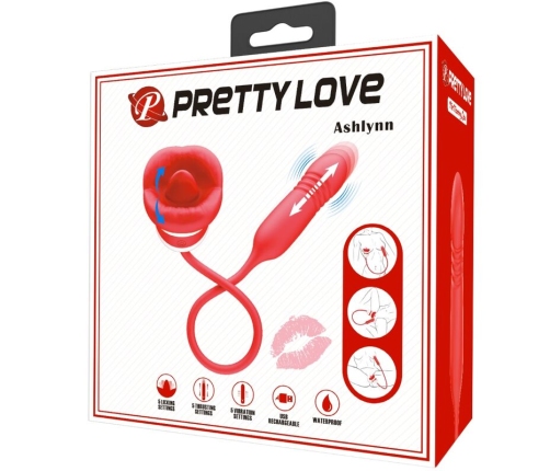 PRETTY LOVE - ASHLYNN MASTURBADOR BOCA ROJO