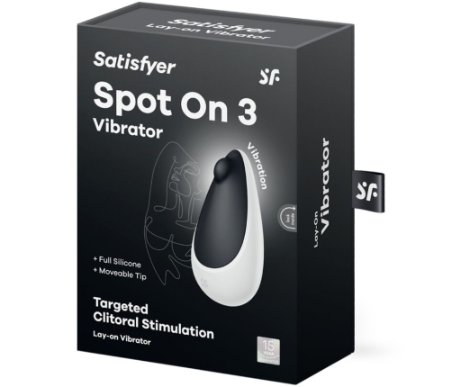 SATISFYER - SPOT ON 3 CLITORIS STIMULATOR BLACK