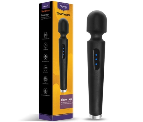 ARMONY - X POWER LARGE MASSAGER & VIBRATOR 7 VIBRATIONS BLACK